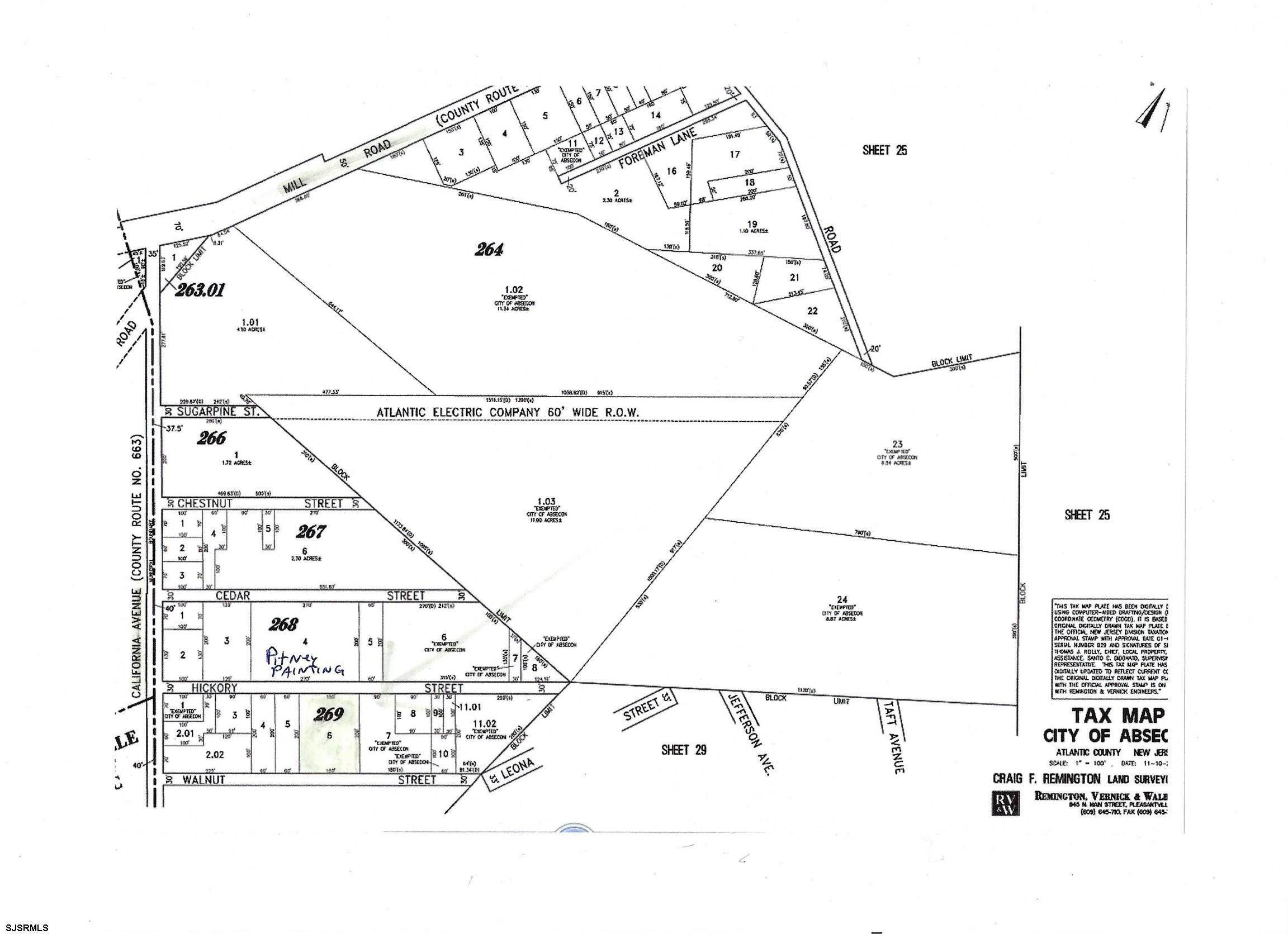 Land for Sale at Hickory Street Absecon, New Jersey 08201 United States
