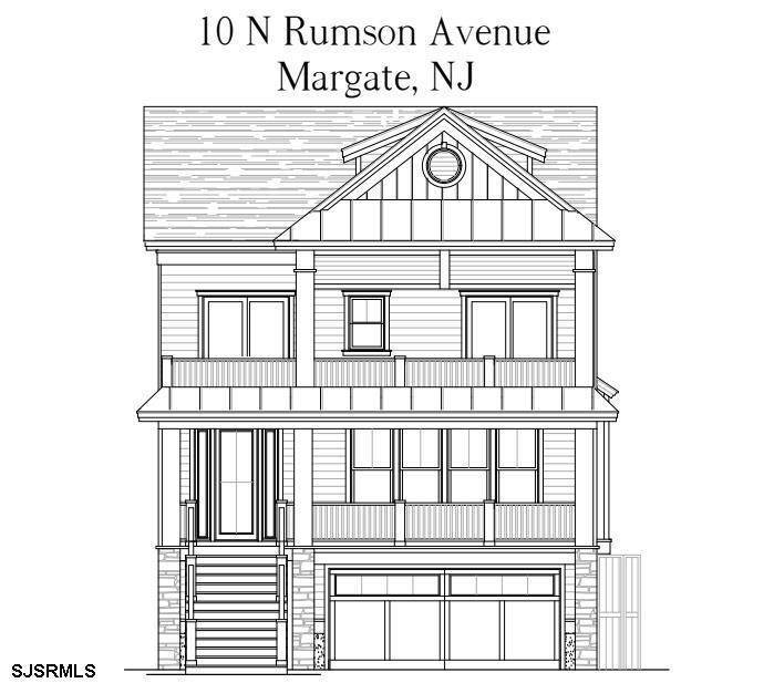 Single Family Homes для того Продажа на 10 N Rumson Avenue Margate, Нью-Джерси 08402 Соединенные Штаты