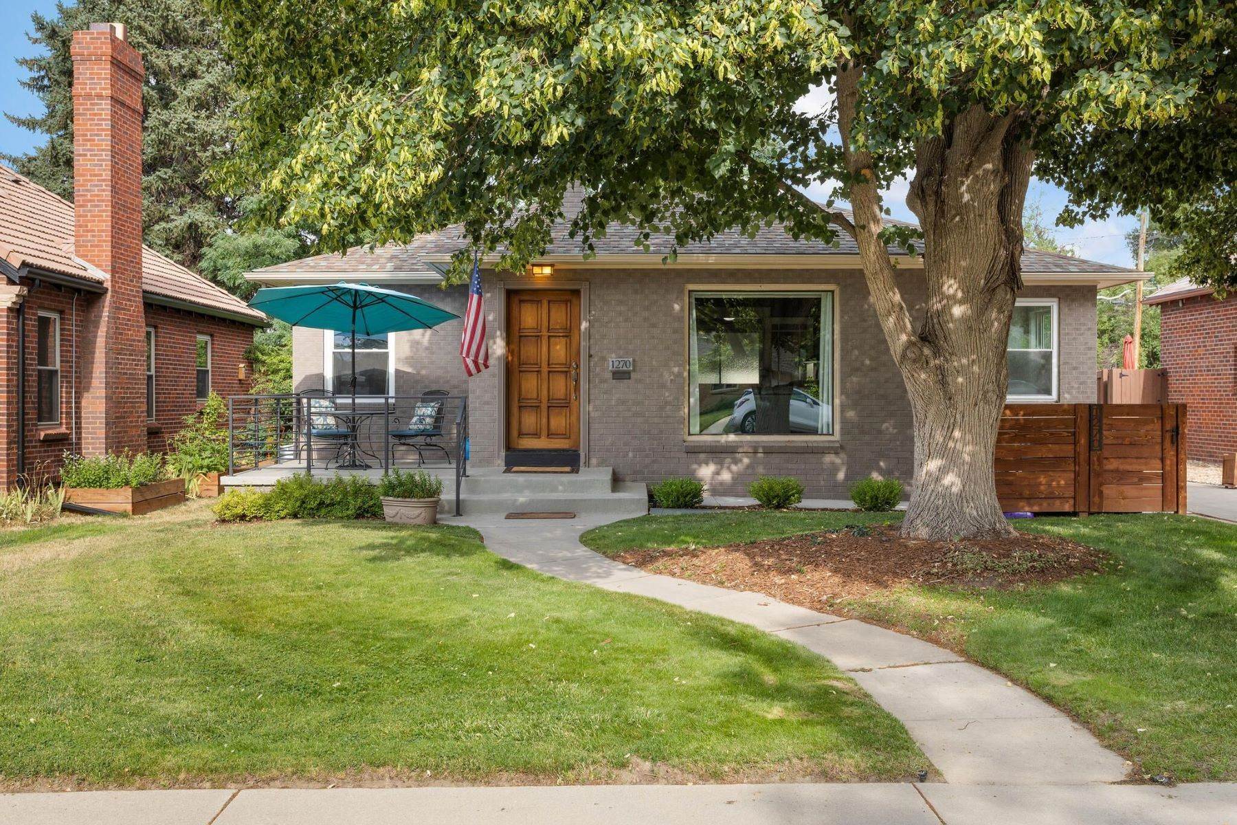 Single Family Homes для того Продажа на 1270 Jasmine Street, Denver, CO, 80220 1270 Jasmine Street Denver, Колорадо 80220 Соединенные Штаты