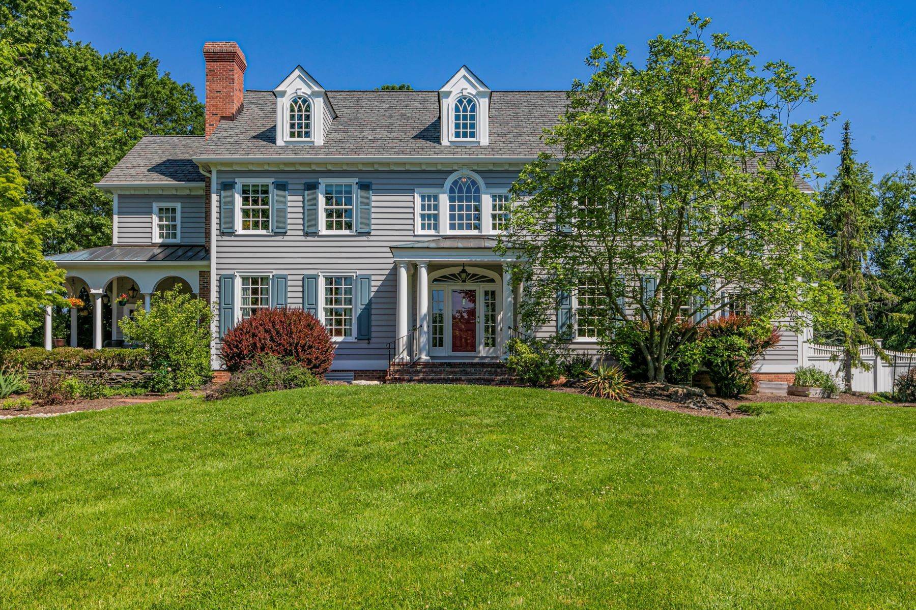 Single Family Homes for Sale at A Fabulous Estate Property On The Edge Of Pennington 5 Woodmere Way Pennington, New Jersey 08534 United States